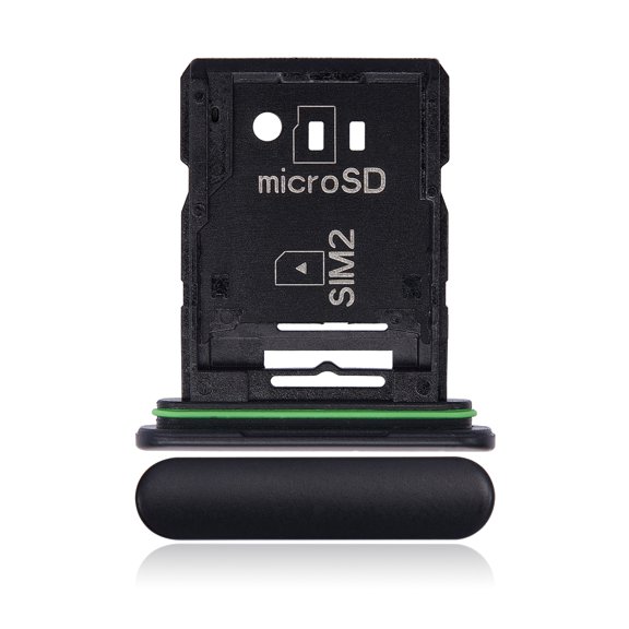 Replacement Dual Sim Card Tray Compatible For Sony Xperia 10 III (Black)