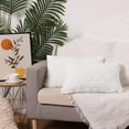 thumbnail image 5 of REGALWOVEN Short Plush Decorative Throw Pillow Covers Set of 2 for Living Room White 18" x 18", 5 of 5