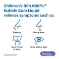 thumbnail image 6 of (2 pack) Children's Benadryl Dye-Free Allergy Liquid, Bubble Gum, 4 fl. oz, 6 of 13