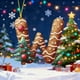 thumbnail image 4 of Adornos navideños de 26 letras | Colgantes acrílicos con símbolos navideños | Decoración colgante DIY para árbol, corona, calcetines y hogar, 4 of 5
