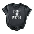 thumbnail image 2 of Floenr Mens T Shirts,Adult Women Men O-Neck Short Sleeve Letter Print Soft amily Gifts Top T-Shirt, 2 of 5