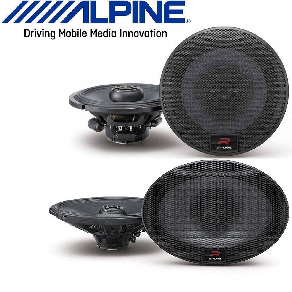 Alpine 6.5 Inch 300W 2Way Car Speakers 6"X9" 300W Loud Type R Coaxial