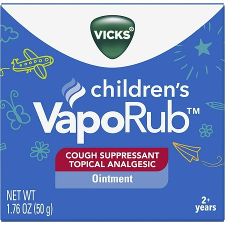 3 Pack - Vicks Children's VapoRub, Chest Rub Ointment, Relief from Cough, Cold, Aches, & Pains - 1.76 OZ