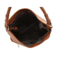 thumbnail image 3 of Afonie CH-006BLK Him or Her for Leather Organizer Shoulder Bag, Black, 3 of 4