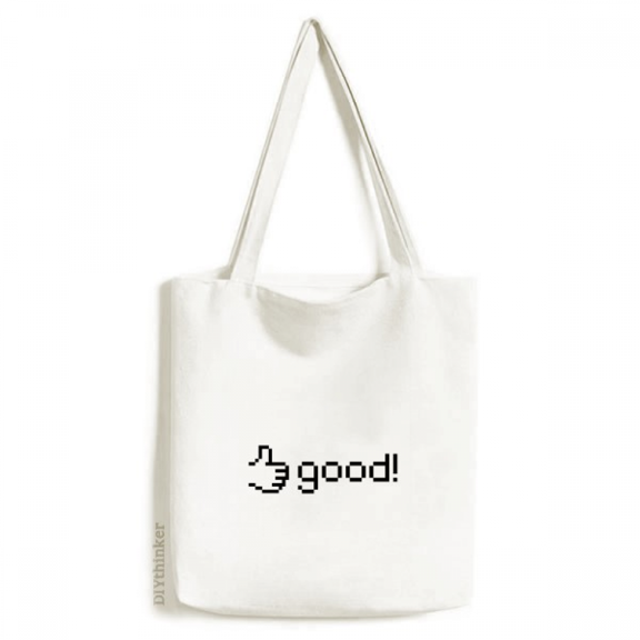 Appreciation Expression Support Tote Canvas Bag Shopping Satchel Casual Handbag