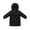 02-Black, variant on Ecqkame Girls Winter Down Coats Solid Color Hooded Zipper Heavyweight Jackets Mediun Length Casual Warm Outwear for 2-13 Years Khaki 7-8 Years