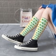 thumbnail image 5 of Lsque St. Patrick's day argyle Printed Crew Socks Men's Women's LightWeight Thin Casual Calf Socks ,Knee High Socks,Cotton Socks, 5 of 6