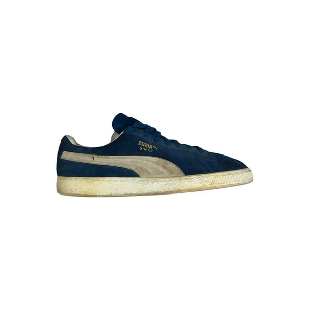 PU & MA Suede Classic+ Olympian Blue-White Sneaker Shoes Men's (Size: 13) 352634-64
