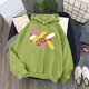 thumbnail image 3 of Gibobby Sudadera con capucha mujer, Sudaderas para mujer, sudadera corta de forro polar de otoño(Verde,G), 3 of 4
