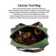 thumbnail image 4 of Wide Mouth Tool Bag With Adjustable Shoulder Strap, Waterproof, Large Capacity, Small Tool Carry Bag For Outdoor, Electricians Companion, 4 of 8