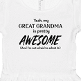 thumbnail image 4 of Inktastic Yeah My Great Grandma Is Pretty Awesome Girls Toddler Dress, 4 of 5