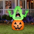 thumbnail image 2 of Ghostbusters Slimer Halloween Inflatable, 2 of 2