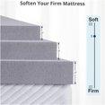 thumbnail image 6 of JERFIT 3 Inch Gel-Infused Memory Foam Mattress Topper Twin Size, Cooling Bed Topper with CertiPUR-US Certified Foam for Pressure Relief Support, Grey, 6 of 9