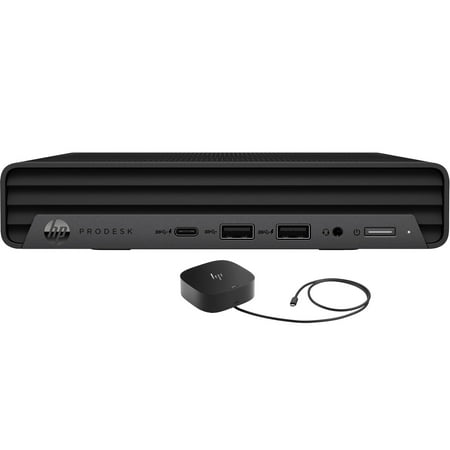 HP ProDesk 600 G6 Home/Business Mini Desktop (Intel i5-10500T 6-Core  Intel UHD 630  32GB RAM  2x1TB PCIe SSD RAID 0 (2TB)  Wifi  USB 3.2  Win 11 Pro) with G5 Essential Dock