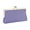 Light Purple, variant on RFID Kiss Lock Wallet, Solid Color Multi-card Slots Card Holder, Genuine Cow Leather Clutch Purses for Women 3468