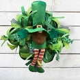 thumbnail image 4 of Clearance Items St. Patrick’S Day Leprechaun Wreath, Green Clover and Ribbon Design, Weatherproof Front Door Decor for Irish Holiday Celebrations St Patricks Day Decorations, 4 of 8