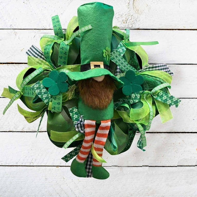 St. Patrick's Day popular leprechaun wreath