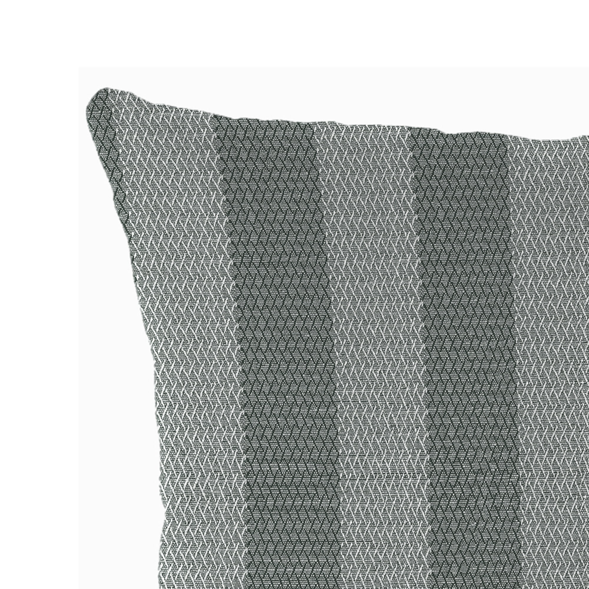 Jordan Manufacturing 18" x 18" Conway Smoke Grey Stripe Square Outdoor Throw Pillow (2 Pack)