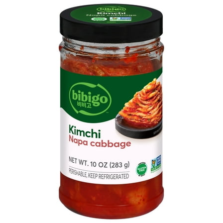 Bibigo Refrigerated Korean-Style Napa Cabbage Kimchi, 10.0 oz