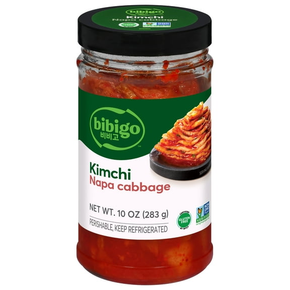 Bibigo Refrigerated Korean-Style Napa Cabbage Kimchi, 10.0 oz
