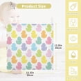 thumbnail image 2 of Dreamtimes Colorful Rubber Duck Pattern Baby Muslin Washcloths Face Towel, Burp Cloths Cotton Wipes 5 PCS Infant Wash Cloth for Newborn Boys Girls 12x12 inches, 2 of 7