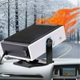 thumbnail image 5 of Oliegs Heated Blanket Portable Car Heater Fast Demisting 12V 150W Automobile Heater Heat Rapidly In Car Heater With Heating & High Power Car Heater Fan Windshield Chocolate, 5 of 5