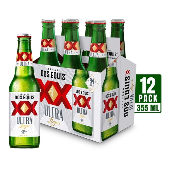 Cerveza Dos Equis Ultra lager 6 botellas pza de 355 ml c/u