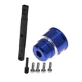 thumbnail image 3 of Piezas de coche RC de eje recto con bloqueo de Metal RC, pieza de repuesto resistente DIY RC para accesorios de accesorios de coche RC a escala 1:10 Azul, 3 of 9
