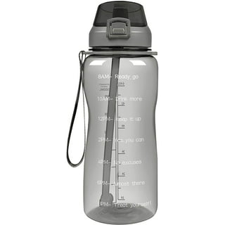 SDJMa Half Gallon Water Bottle, 2.2L Large Capacity Sports Water Jug with  Handle and Strap, Leak Proof Gym Water Bottle for Workout, Camping, Cycling