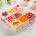 thumbnail image 5 of Disposable Plastic Dessert Cup Transparent Mousse Pudding Cup Suitable Party Wedding Christmas Halloween Yogurt Jelly Container, 5 of 9