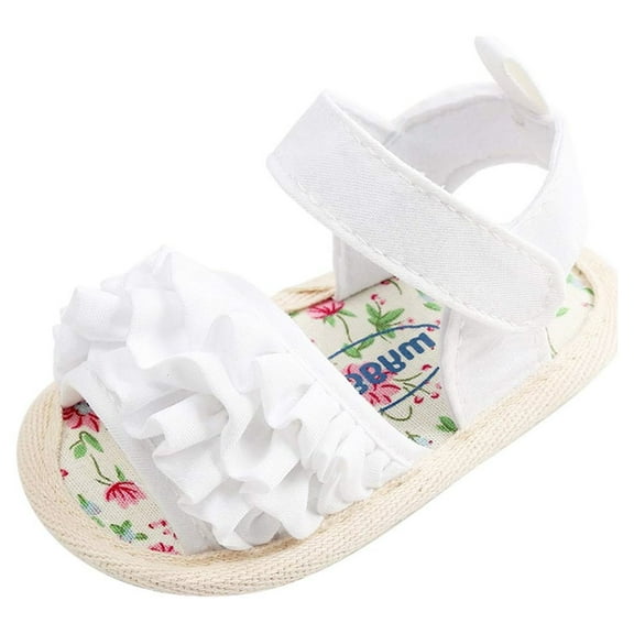 HsdsBebe Baby Shoes Infant Girls Soft Summer Sandals for Newborn 3-18Months