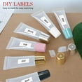 thumbnail image 6 of 50PCS Lip Gloss Containers 10ml Gold Lip Gloss Tubes Empty Lip Balm Tubes Squeeze Tubes Lipgloss Supplies Lip Gloss Kit for Lip Gloss Base + 2 x 20ml Syringes & Labels, 6 of 6