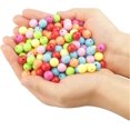 thumbnail image 3 of 200pcs 12mm Craft Beads Colorful Small Acrylic Plastic Beads, 3 of 5