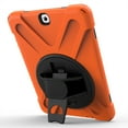 thumbnail image 6 of XYX Case for Samsung Galaxy Tab S2 9.7 inch SM-T810/SM-T815 with 360 Degree Rotating, Hand Strap, Shoulder Strap, Orange, 6 of 7