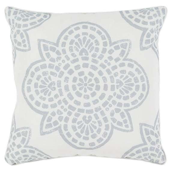 Surya Hemma Poly Fill 16" Square Pillow in Gray