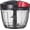 Black, variant on Ourokhome Manual Food Processor Vegetable Chopper, Portable Hand Pull String Garlic Mincer Onion Cutter for Veggies, Ginger, Fruits, Nuts, Herbs, etc., 500ml, Grey