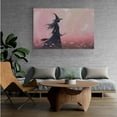 thumbnail image 3 of JFHCQJPK Witch in the Forest Halloween Print Wall Art Poster Witch Decor Vintage Print Dark College Wall Art Victorian Gothic Room Decor Canvas Wall Print8x12in Metal blackFramed, 3 of 8