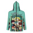 thumbnail image 2 of The Loud House Full Zip Hoodies Hooded Long Sleeve Jacket Lightweight Sweatshirt Warm Winter Coats 3XL, 2 of 6