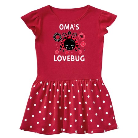 

Inktastic Valentine s Day Oma s Lovebug Gift Baby Girl Dress