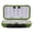 Green-medium size, variant on Portable Fishing Tackle Box Organizers Case Light Weight Fishing Tool Baits Lures Box Double Sided Lures Hook Organizers