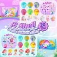 thumbnail image 2 of Bombas de baño BreezeDream Shell, paquete de 12 con 20 juguetes para niñas de 5 años o más, 2 of 6