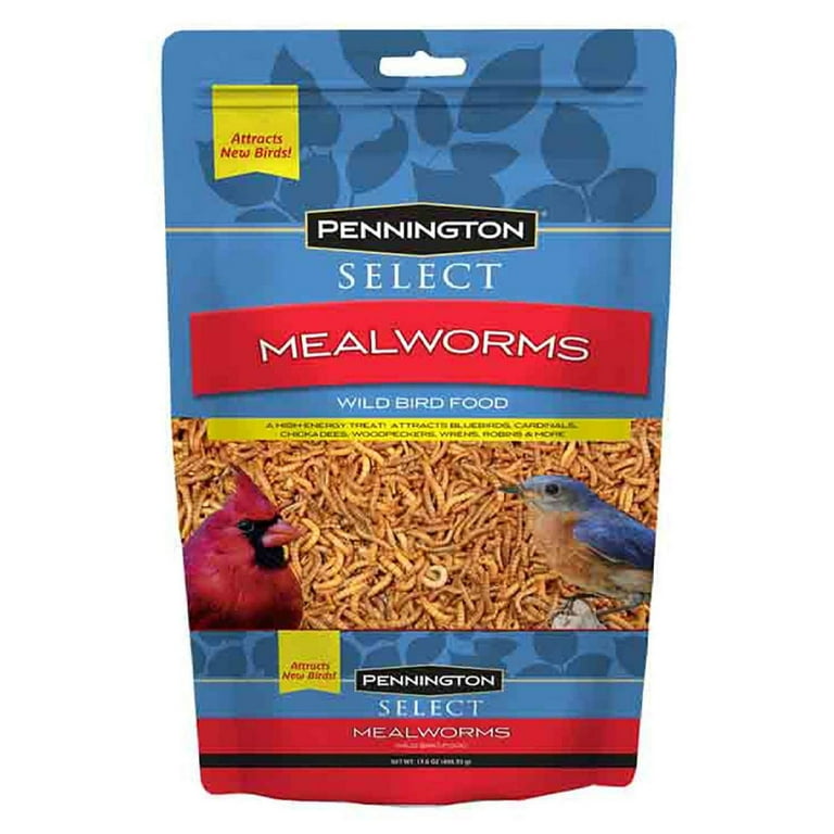 Pennington Select Mealworms, Wild Bird Food, 17.6 oz. Bag Pennington Select Mealworms, Wild Bird Food, 17.6 oz. Bag