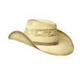 thumbnail image 7 of Bullhide Hats Women's Craving You Straw Western Cowboy Hat, Pecan, Large, 7 of 7