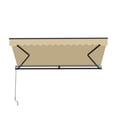 thumbnail image 2 of ALEKO 10' x 8' Sand Retractable Motorized Patio Awning Sunshade, 2 of 13