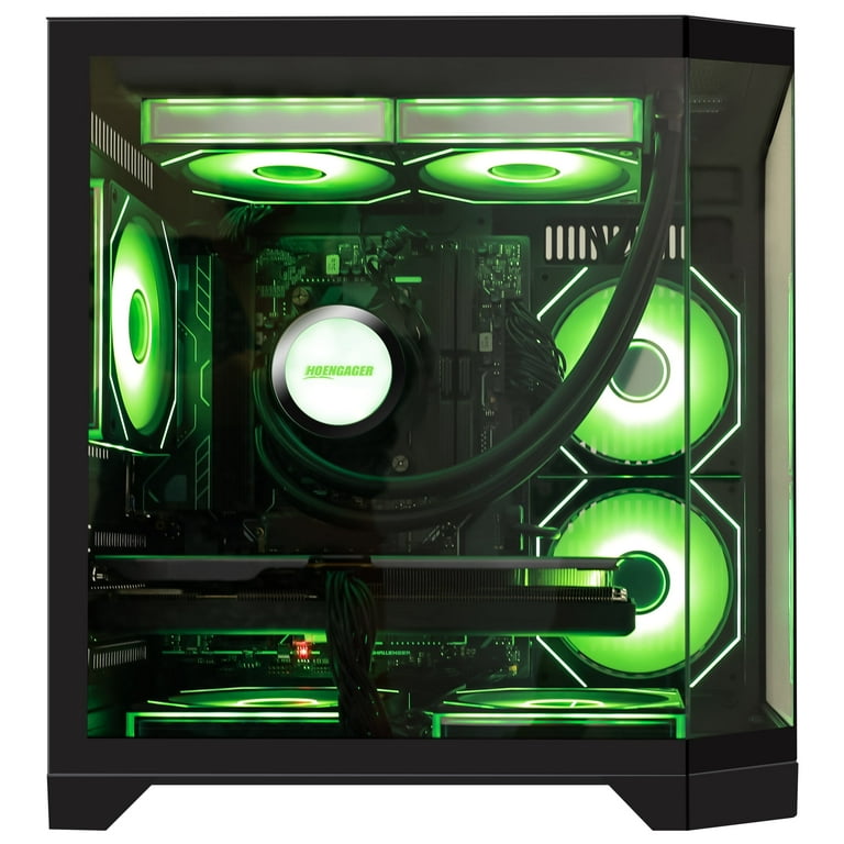 Hoengager Gaming PC AMD Ryzen 7 7800X3D 8-Core 4.2 GHz, Radeon RX