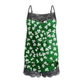 thumbnail image 5 of Taylonsss Womens Everyday Day Pajamas Set Lace Sleeveless Tank and Shorts Casual Comfortable Loose Fit Sweatshirt Style Spring Sleepwear, 5 of 5