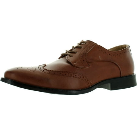 Mens Wide Dress Shoes - Coronado Mens Dress Shoe KEVIN-2 Classic Oxford Fashion Wing Tip Style Leather Lining