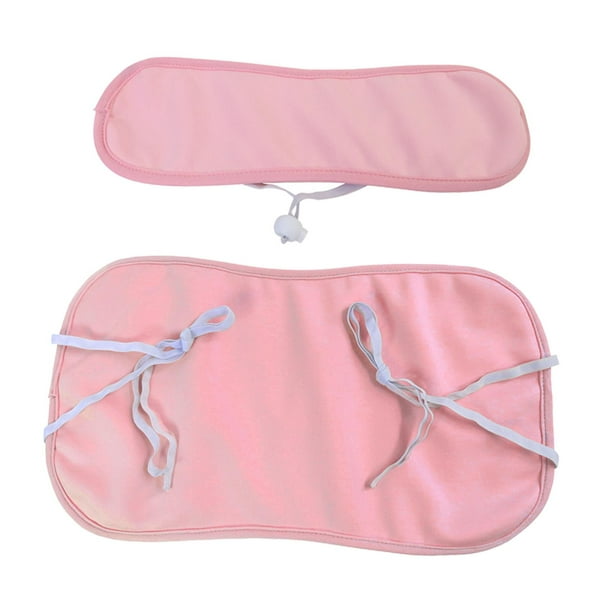 Paquete de aceite de ricino, compresa, correa ajustable reutilizable, franela suave sin desorden, conveniente, lavable a máquina, de aceite Cordón Elástico Rosa Salvador Paquete de aceite de ricino