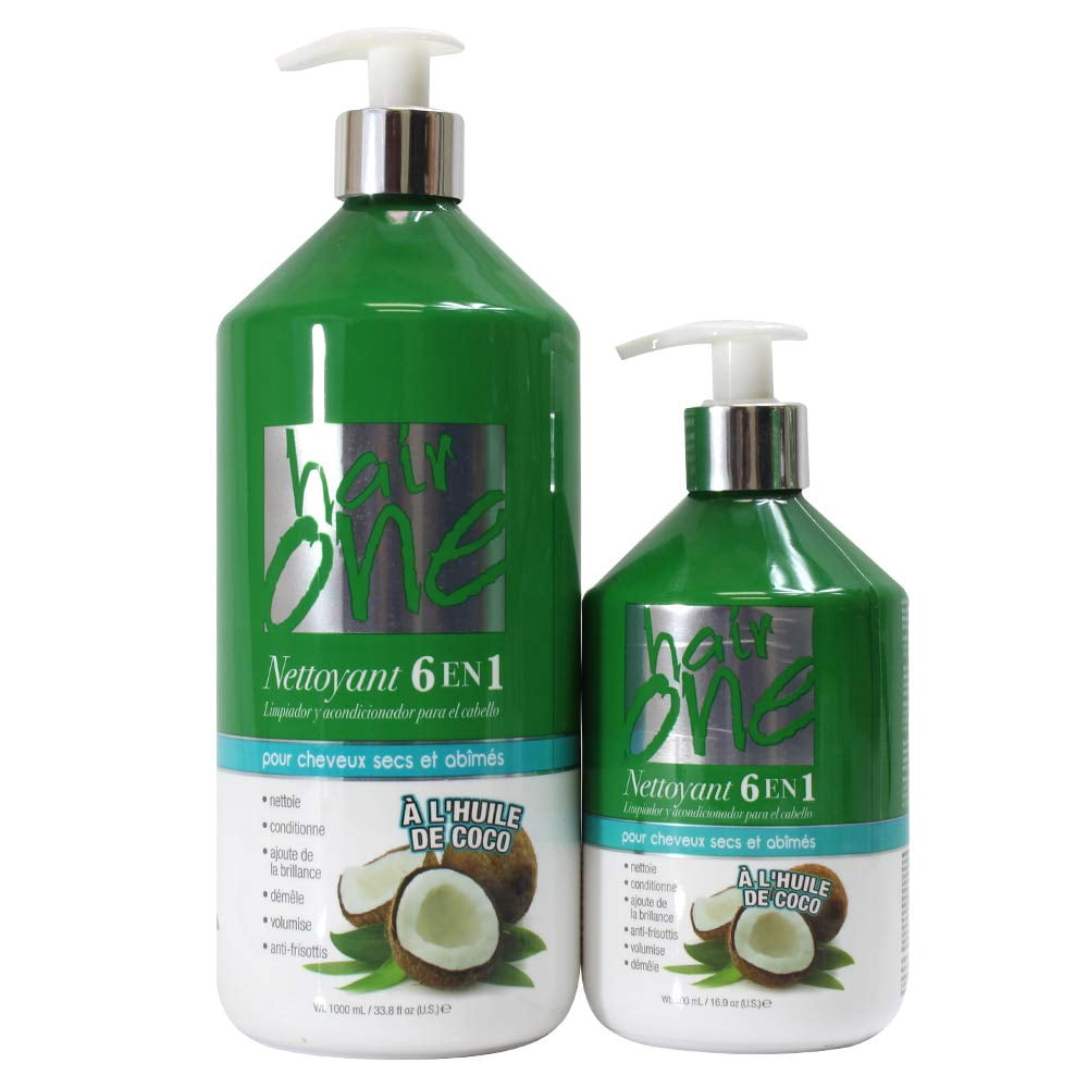 Hair One 6 in 1 Cleanser: Shampoo and Conditioner Dry Damaged Hair