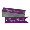 thumbnail image 1 of Inkdotpot Silver Foil Paper Hang Tags Happy Diwali Favor Tags 50 Pieces, 1 of 6